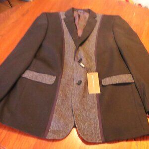 Marc New York Coat Blazer Black Dress Jacket Size 42 Long NWT